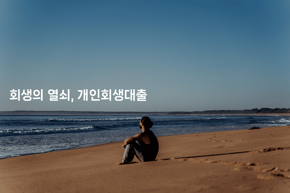 회생의 열쇠, 개인회생대출