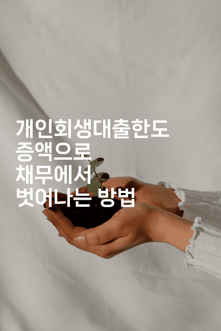 개인회생대출한도 증액으로 채무에서 벗어나는 방법-어니버스